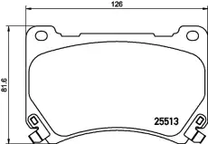 Тормозные колодки дисковые NISSHINBO NP6080