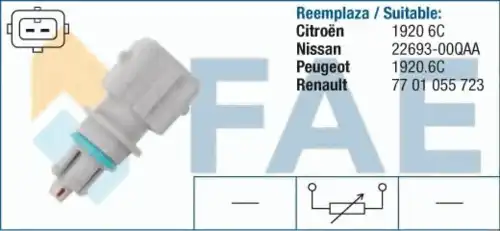 Датчик температуры автомобильный FAE 33511