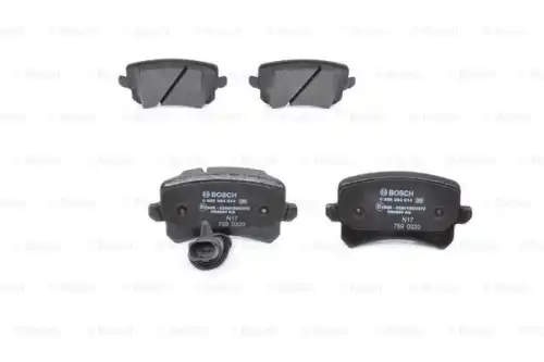 Тормозные колодки дисковые BOSCH 0 986 494 814