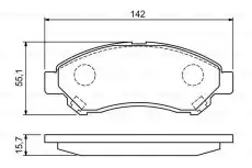 Тормозные колодки дисковые BOSCH 0 986 494 936
