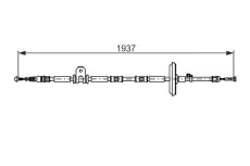 Ciegno, hamulec postojowy 1 987 482 725 BOSCH