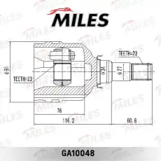GA10048 ШРУС MILES