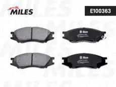Тормозные колодки дисковые передняя ось MILES E100363