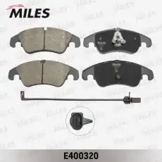 Тормозные колодки дисковые передняя ось MILES E400320