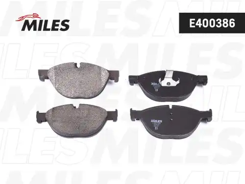 Тормозные колодки дисковые передняя ось MILES E400386