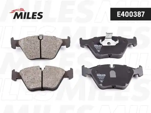 Тормозные колодки дисковые передняя ось MILES E400387