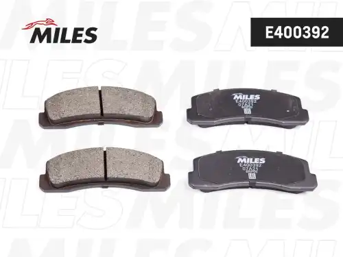 Тормозные колодки дисковые передняя ось MILES E400392