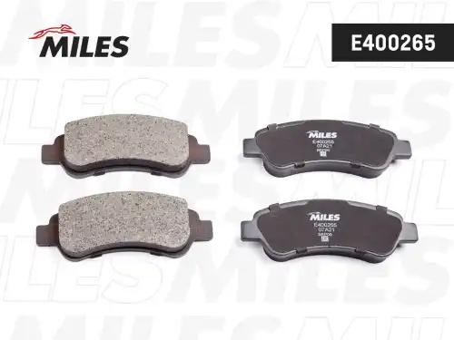 Тормозные колодки дисковые передняя ось MILES E400265