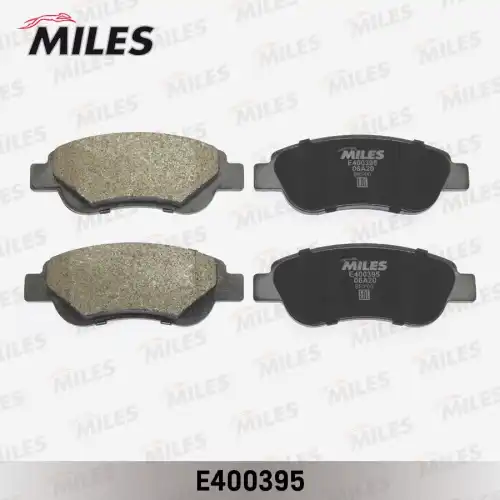 Тормозные колодки дисковые передняя ось MILES E400395