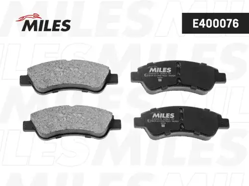 Тормозные колодки дисковые передняя ось MILES E400076