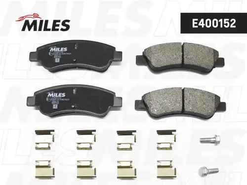 Тормозные колодки дисковые передняя ось MILES E400152