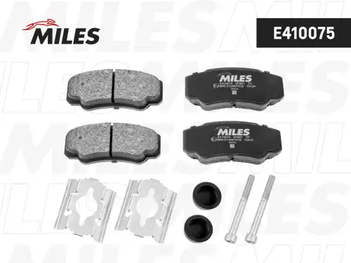 Тормозные колодки дисковые задняя ось MILES E410075