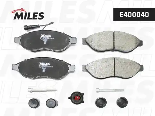 Тормозные колодки дисковые передняя ось MILES E400040