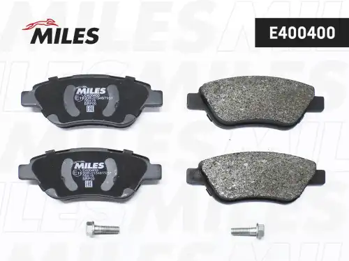 Тормозные колодки дисковые передняя ось MILES E400400