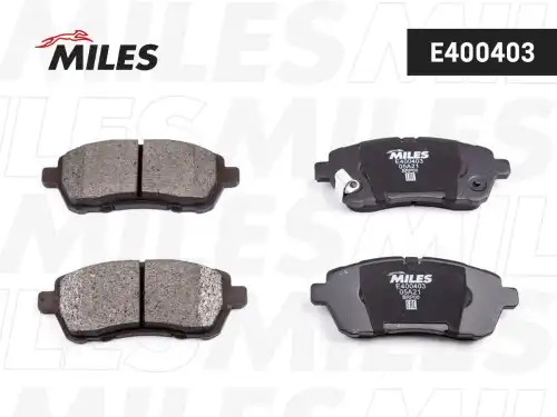 Тормозные колодки дисковые передняя ось MILES E400403