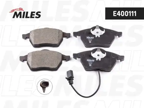 Тормозные колодки дисковые передняя ось MILES E400111