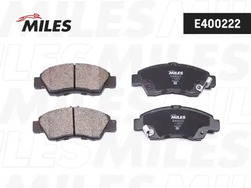 Тормозные колодки дисковые передняя ось MILES E400222