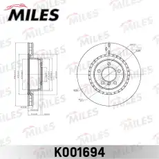 Тормозной диск MILES K001694