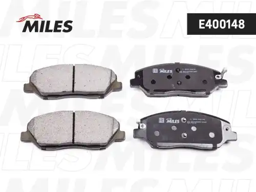 Тормозные колодки дисковые передняя ось MILES E400148