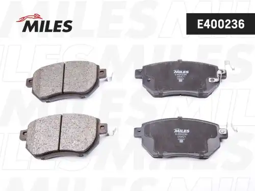 Тормозные колодки дисковые передняя ось MILES E400236