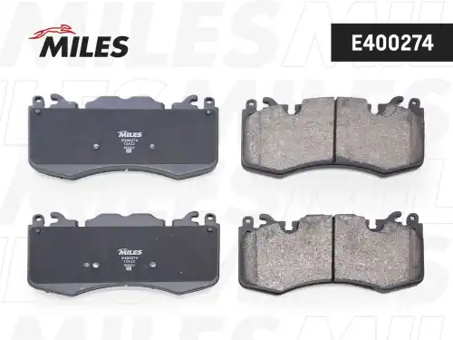 Тормозные колодки дисковые передняя ось MILES E400274