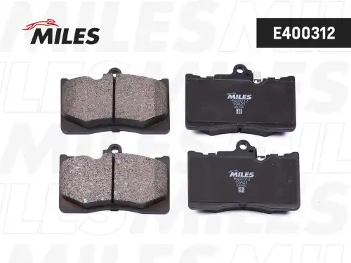Тормозные колодки дисковые передняя ось MILES E400312
