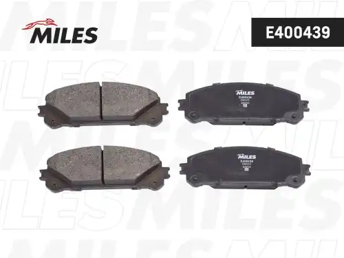 Тормозные колодки дисковые передняя ось MILES E400439