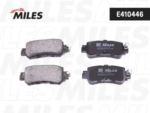 Тормозные колодки дисковые задняя ось MILES E410446