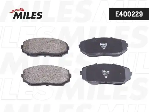 Тормозные колодки дисковые передняя ось MILES E400229