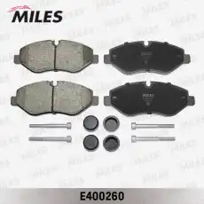 Тормозные колодки дисковые передняя ось MILES E400260