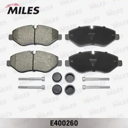 Тормозные колодки дисковые передняя ось MILES E400260