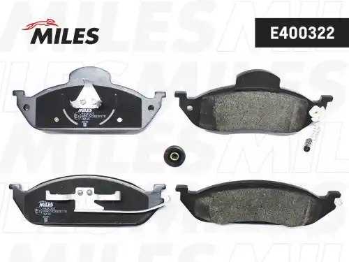 Тормозные колодки дисковые передняя ось MILES E400322