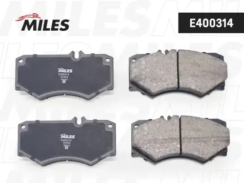 Тормозные колодки дисковые передняя ось MILES E400314