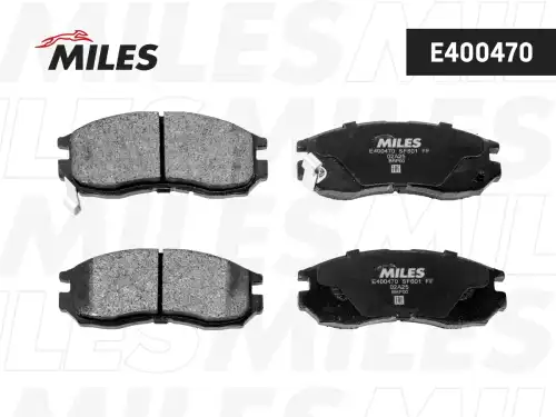 Тормозные колодки дисковые передняя ось MILES E400470