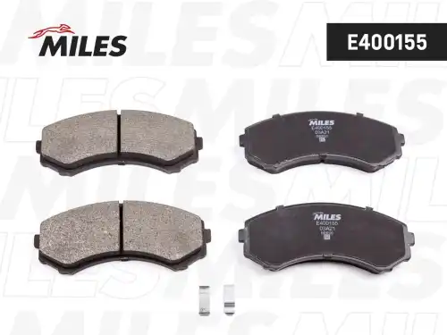 Тормозные колодки дисковые передняя ось MILES E400155