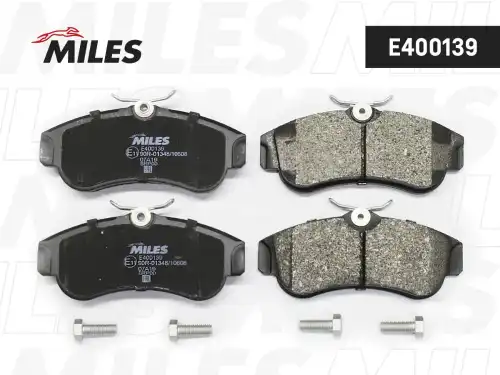 Тормозные колодки дисковые передняя ось MILES E400139