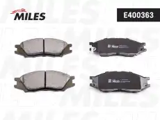 Тормозные колодки дисковые передняя ось MILES E400363