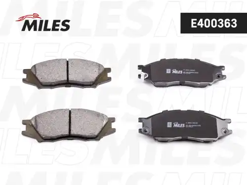 Тормозные колодки дисковые передняя ось MILES E400363