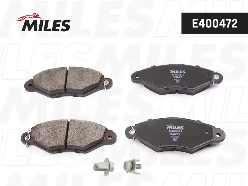 Тормозные колодки дисковые передняя ось MILES E400472