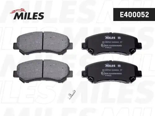 Тормозные колодки дисковые передняя ось MILES E400052