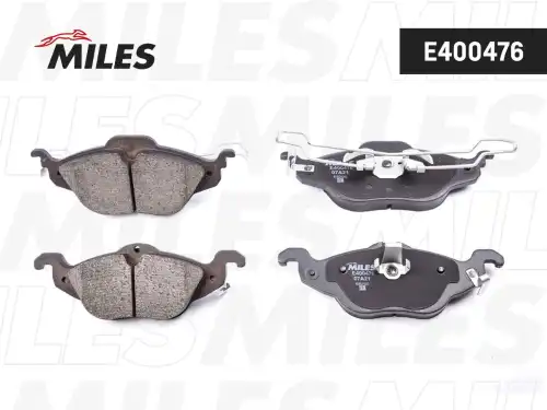 Тормозные колодки дисковые передняя ось MILES E400476