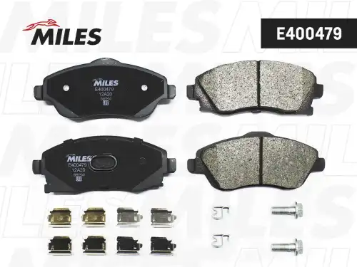 Тормозные колодки дисковые передняя ось MILES E400479