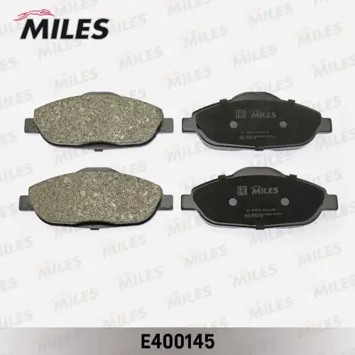 Тормозные колодки дисковые передняя ось MILES E400145