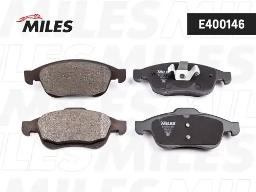 Тормозные колодки дисковые передняя ось MILES E400146