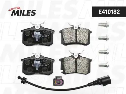 Тормозные колодки дисковые задняя ось MILES E410182