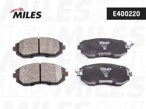 Тормозные колодки дисковые передняя ось MILES E400220