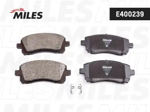 Тормозные колодки дисковые передняя ось MILES E400239