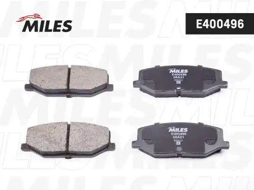 Тормозные колодки дисковые передняя ось MILES E400496