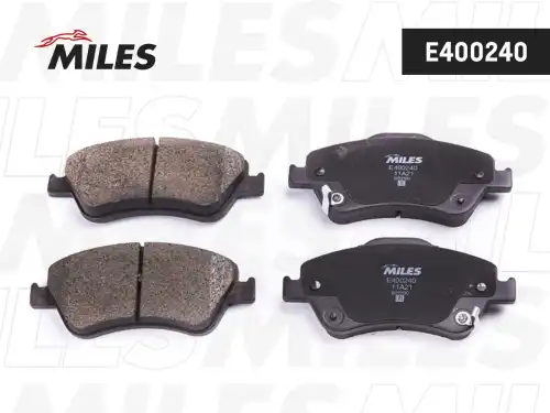 Тормозные колодки дисковые передняя ось MILES E400240