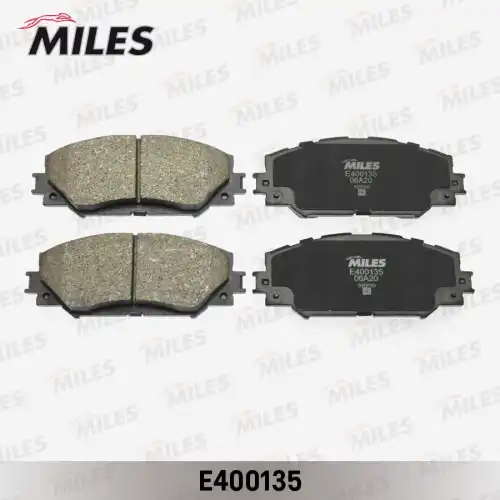 Тормозные колодки дисковые передняя ось MILES E400135